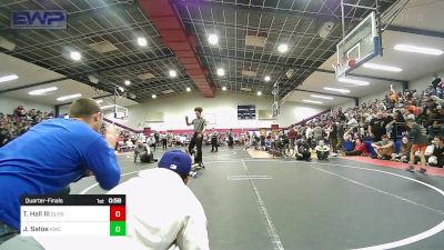 60 lbs Quarterfinal - Tommy Hall III, Glenpool Warriors vs Joseph Satoe, Keystone Wrestling Club