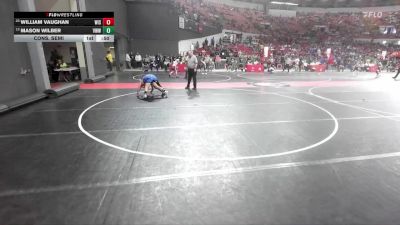 110 lbs Cons. Semi - William Vaughan, Wisconsin vs Mason Wilber, GET Blue Demons