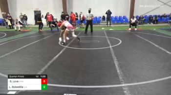 100 lbs Quarterfinal - Sean Love, Unattached vs Levi Bobadilla, Cja