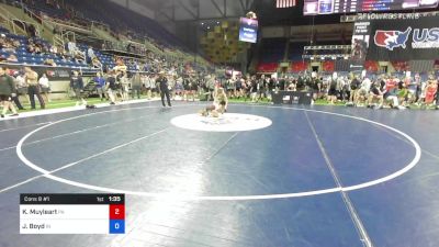 100 lbs Cons 8 #1 - Kavin Muyleart, Pennsylvania vs Jensen Boyd, Indiana