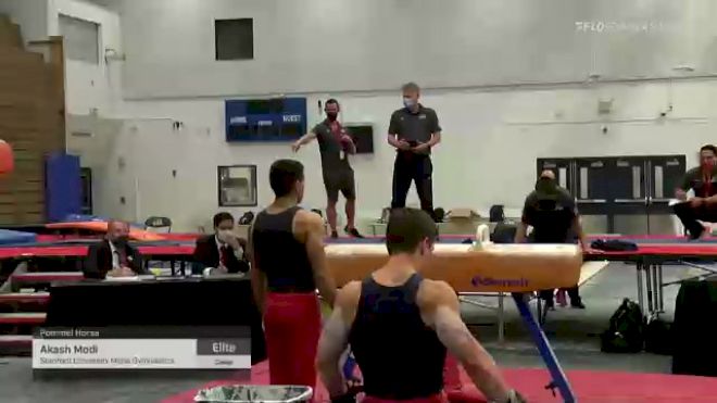 Akash Modi - Pommel Horse, Stanford University Mens Gymnastics - 2021 Men's Olympic Team Prep Camp