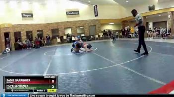 127 lbs Quarterfinal - Hope Senteney, Contenders Wrestling Academy vs Sadie Garringer, Indiana