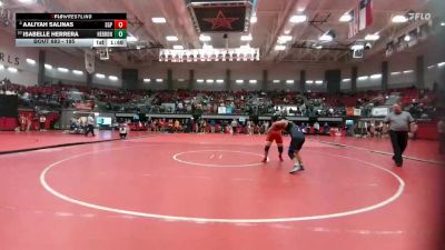185 lbs Quarterfinal - Isabelle Herrera, Lewisville Hebron vs Aaliyah Salinas, South Grand Prairie