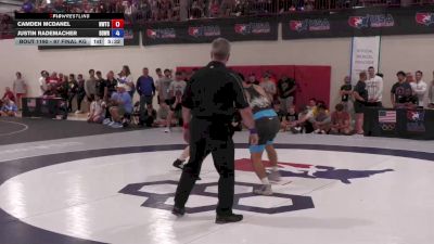 97 Final kg Champ. Round 2 - Camden McDanel, Nebraska Wrestling Training Center vs Justin Rademacher, Beaver Dam Wrestling Regional Training Center