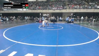 85 lbs Quarterfinal - Owen Begeal, Masonville vs Sam Cruz, Paulsboro