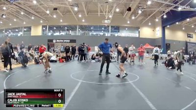 120 lbs Round 2 (8 Team) - Caleb Kosko, Team Shutt vs Jack Jastal, Ohio Gold