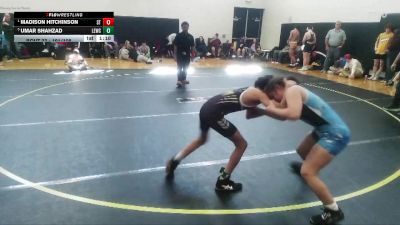 101/108 Round 2 - Madison Hitchinson, Summerville Takedown vs Umar Shahzad, Legacy Elite Wrestling Club