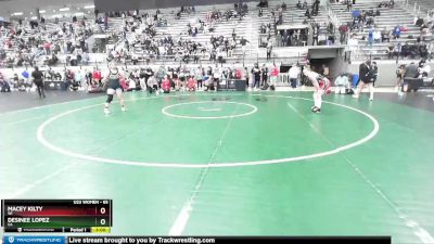 65 lbs Quarterfinal - Macey Kilty, WI vs Desinee Lopez, CA