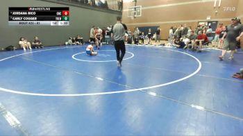 81 lbs Round 3 - Jordana Rico, Grizzly Wrestling Club vs Carly Cogger, Team Real Life Wrestling