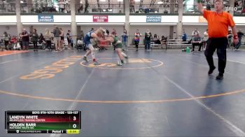 129-137 lbs Cons. Round 2 - Landyn White, Relentless Training Center vs Holden Barr, Mattoon Youth WC