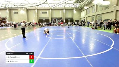 120 lbs Consi Of 16 #2 - Steve Purcell, Pomperaug vs Victor Velez, Danbury