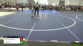 42 lbs Consolation - Leonardo Romero Ramos, Independent vs Shaylie Wilkins, So Cal Grappling