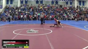 120 lbs Cons. Round 2 - Braydon Studer, Mohawk vs Alexavier Lane, Bryan