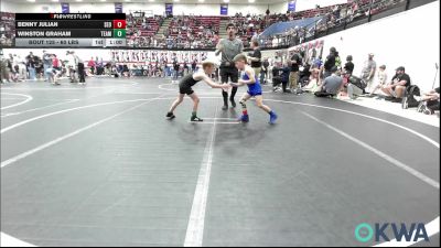 60 lbs Consi Of 8 #2 - BENNY JULIAN, SEO Wrestling Club vs Winston Graham, Team Worx Wrestling Club