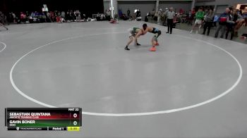 132 lbs Cons. Round 7 - Gavin Boner, Ohio vs Sebastian Quintana, Aniciete Training Club