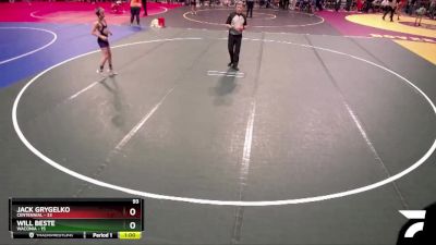 93 lbs Semis (4 Team) - Will Beste, Waconia vs Jack Grygelko, Centennial