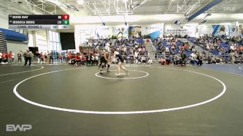 120 lbs Cons. Round 2 - Dixie Day, Washburn Rural vs Jessica Berg, Free State