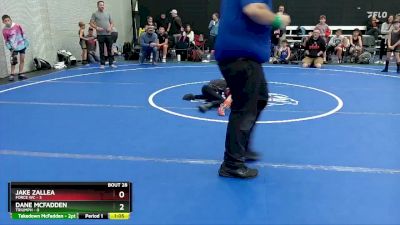 52 lbs Round 7 (8 Team) - Jake Zallea, Force WC vs Dane McFadden, Triumph