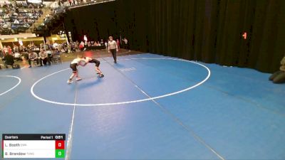 Boys 3rd-4th Grade - 77 Quarters - Lincoln Booth, Sebolt Wrestling Academy vs Beau Brandow, Team Valley Wrestling Club