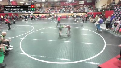 87 lbs Quarters - Amelia Dangerfield, Shootbox Rigby vs Jerzee Huckaby, Idaho