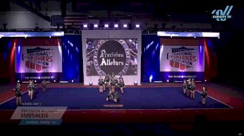 Precision Allstars - Emeralds [2023 L1 Junior - D2 Day 1] 2023 NCA Daytona Beach Classic