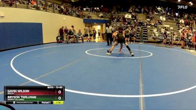 73-80 lbs Semifinal - Gavin Wilson, Rolla vs Bryson Twillman, North Callaway