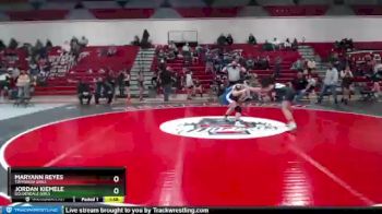 140 lbs Round 3 - Jordan Kiemele, Goldendale Girls vs MaryAnn Reyes, Toppenish Girls