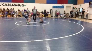 120 lbs Champ. Round 2 - Peter Farrelly, Roosevelt vs Hunter Gilbert, Banks