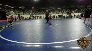 52 lbs Consi Of 8 #2 - Raelynn Traweek, Mojo Grappling Academy vs Ryker Green, Lions Wrestling Academy