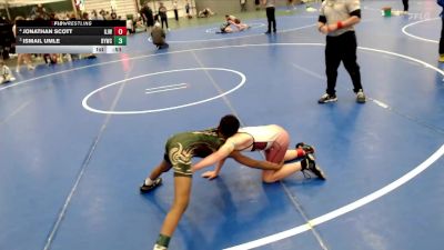 83 lbs Round 3 - Ismail Umle, Bryan Youth Wrestling Club vs Jonathan Scott, Gothenburg Junior Wrestling