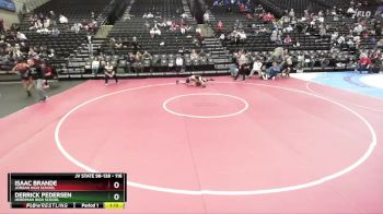 116 lbs Cons. Round 5 - Derrick Pedersen, Herriman High School vs Isaac Brande, Jordan High School