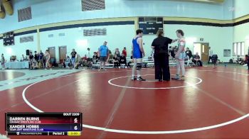 175 lbs Cons. Round 3 - Darren Burns, Cougar Wrestling Club vs Xander Hobbs, Team Jeff Wrestling Club