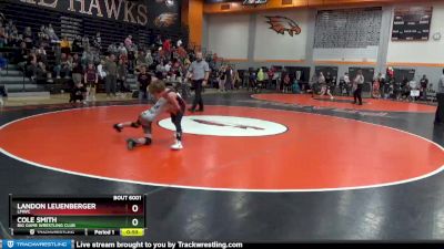 BN-4 lbs Quarterfinal - Landon Leuenberger, LMWC vs Cole Smith, Big Game Wrestling Club