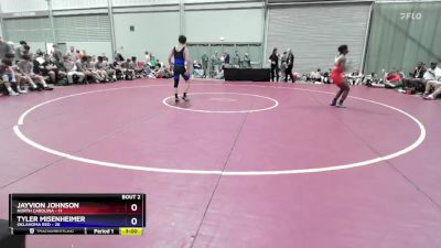 132 lbs Round 1 (16 Team) - Jayvion Johnson, North Carolina vs Tyler Misenheimer, Oklahoma Red