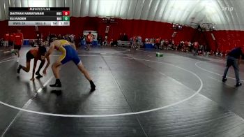 150 lbs Round 2 (8 Team) - Daithan Narayanan, Wheaton Warrenville South vs Eli Rader, Mauston