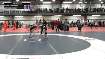 94Yellow lbs Rr Rnd 1 - Isabella Palleschi, Shenendehowa vs Zoey Hernandez, Rocky Point