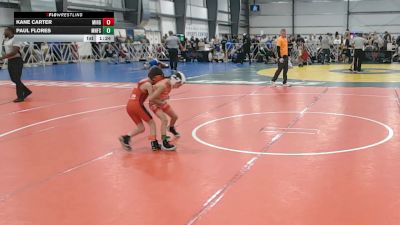 52 lbs Round 1 - 9:00am Friday - Paul Flores, Minnesota Funky Singlets vs Kane Carter, Mile High