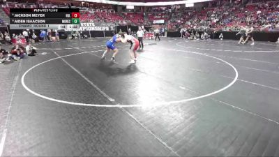 D2-285 lbs Champ. Round 1 - Aiden Isaacson, Mondovi/Eleva-Strum vs Jackson Meyer, Neillsville/Greenw./Loyal