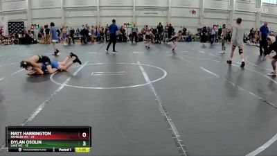 96 lbs Round 7 (10 Team) - Dylan Osolin, Lake WC vs Matt Harrington, Rambler WC