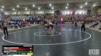 AA 215 lbs Quarterfinal - Troy Dyszkiewicz, Walker Valley vs Noah Martinez, Arlington