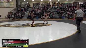 125 lbs Cons. Round 3 - Deion Johnson, SIU Edwardsville vs Austin Kegley, Lindenwood