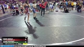 136 lbs Cons. Round 2 - Ryder Martinez, Wolverine Youth Wrestling Club vs Gavin Arnold, Chatfield Wrestling Club