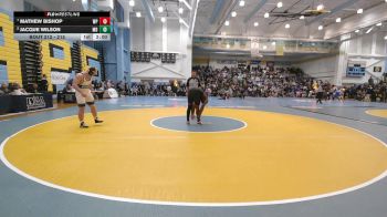 215 lbs Quarterfinal - Mathew Bishop, William Penn H.S. vs Jacque Wilson, Middletown