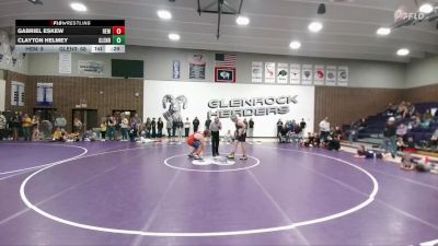 200 lbs Round 2 (6 Team) - Clayton Helmey, Glenrock Intermediate Middle School vs Gabriel Eskew, H.E.M. Middle School
