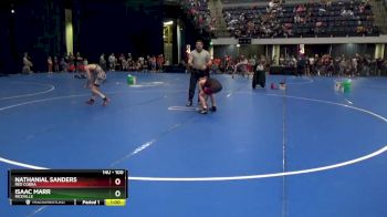 100 lbs Cons. Round 3 - Nathanial Sanders, Red Cobra vs Isaac Marr, Riceville