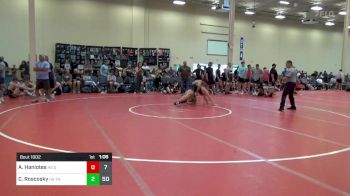 195 lbs Rr Rnd 1 - Aris Haniotes, HS OMP vs Cooper Roscosky, HS TNWC Red