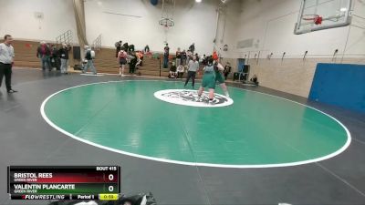 285 lbs 3rd Place Match - Bristol Rees, Green River vs Valentin Plancarte, Green River