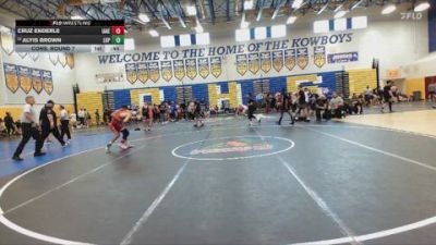 126 lbs Cons. Round 7 - Alyis Brown, Lake Highland Prep vs Cruz Enderle, IMG Academy/ Ascender Elite