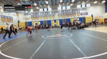 126 lbs Cons. Round 7 - Alyis Brown, Lake Highland Prep vs Cruz Enderle, IMG Academy/ Ascender Elite