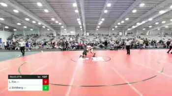 132 lbs Round Of 16 - Liam Fox, WY vs Jared Goldberg, OH